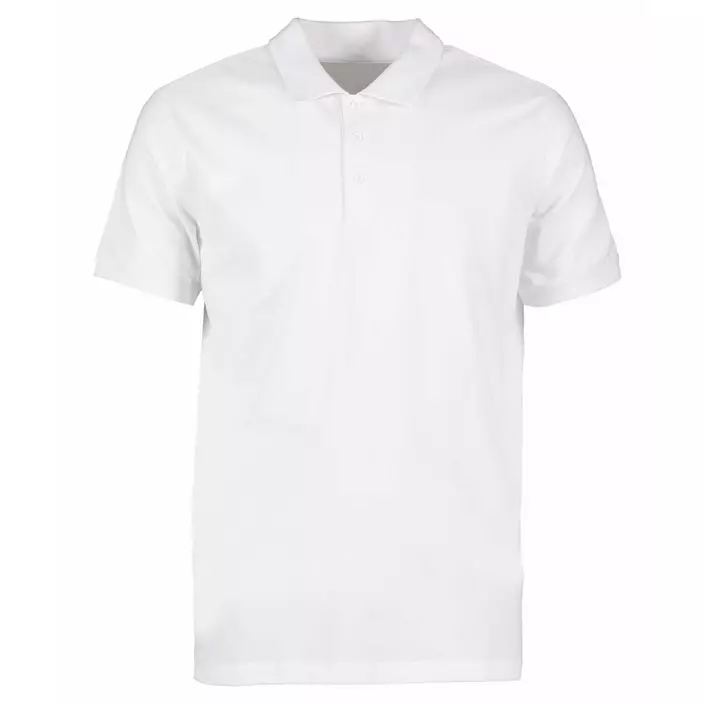 ID økologisk polo T-shirt, Hvid, large image number 0