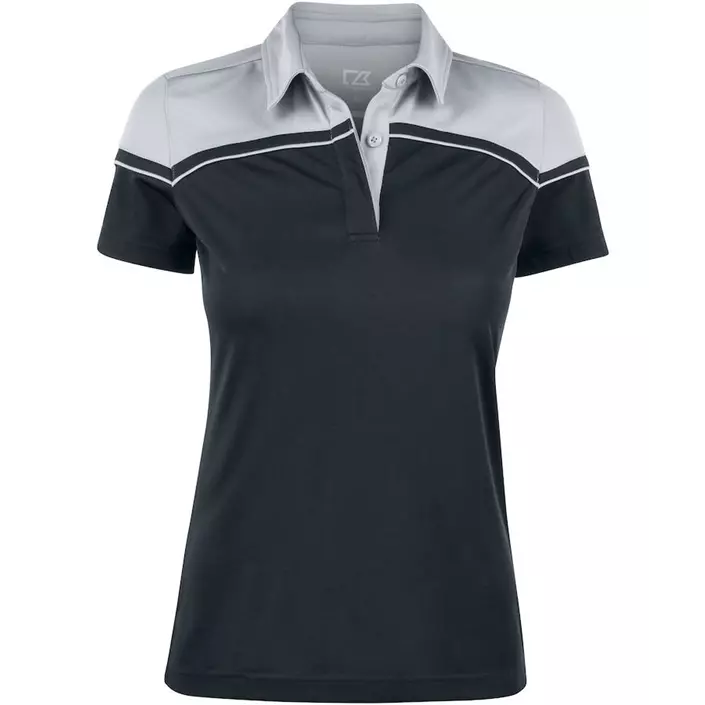 Cutter & Buck Seabeck women's polo shirt, Black/Light Grey, large image number 0