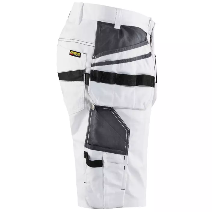 Blåkläder Unite craftsman shorts, White/dark grey, large image number 3