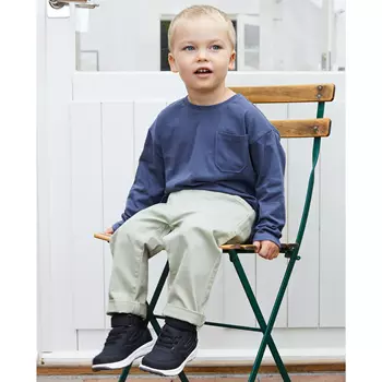 Viking Hovet Mid WP sneakers til barn, Svart/Grå