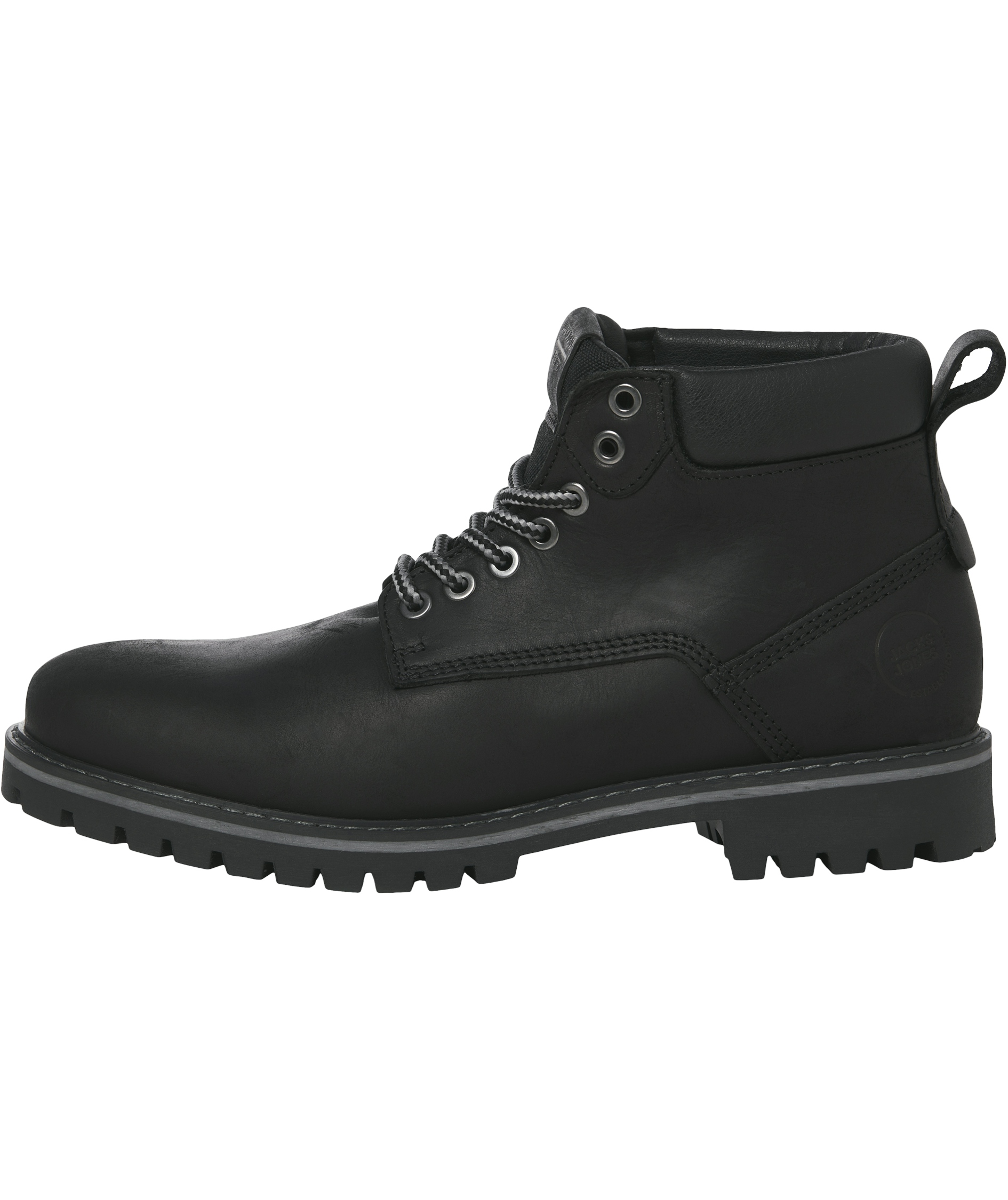 Jack & Jones JFWQUEENSWAY leather boots, Anthracite