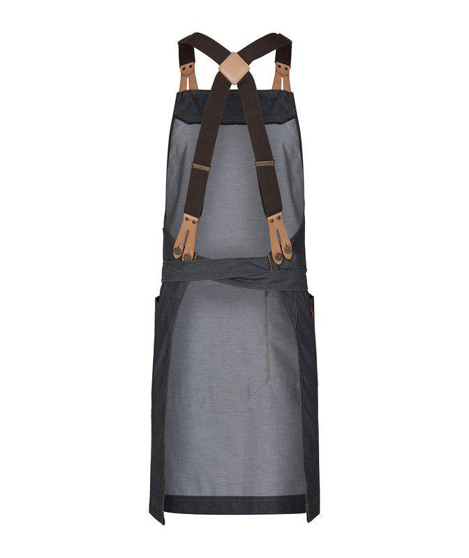 Segers 4078 sm&aelig;kforkl&aelig;de med lomme, M&oslash;rkebl&aring; Denim, M&oslash;rkebl&aring; Denim, large image number 3