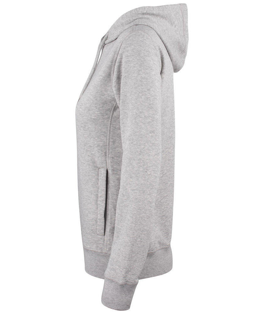Clique Premium OC women's hoodie, Grey Melange, large image number 3