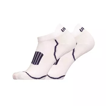 UphillSport Front Low running socks, White/navy