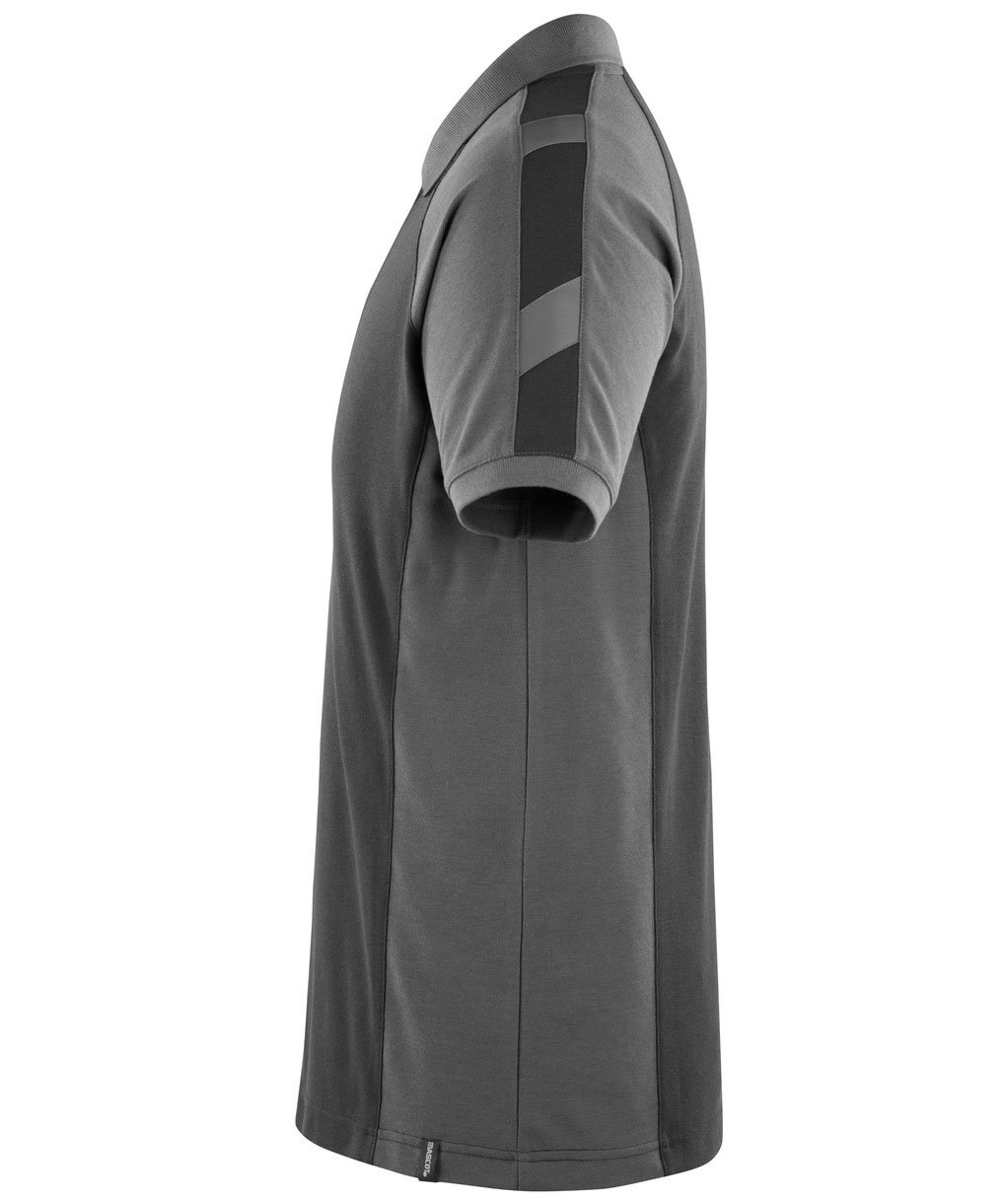 Mascot Unique Bottrop polo T-shirt, Sort/M&oslash;rk&nbsp;Antracitgr&aring;, large image number 1