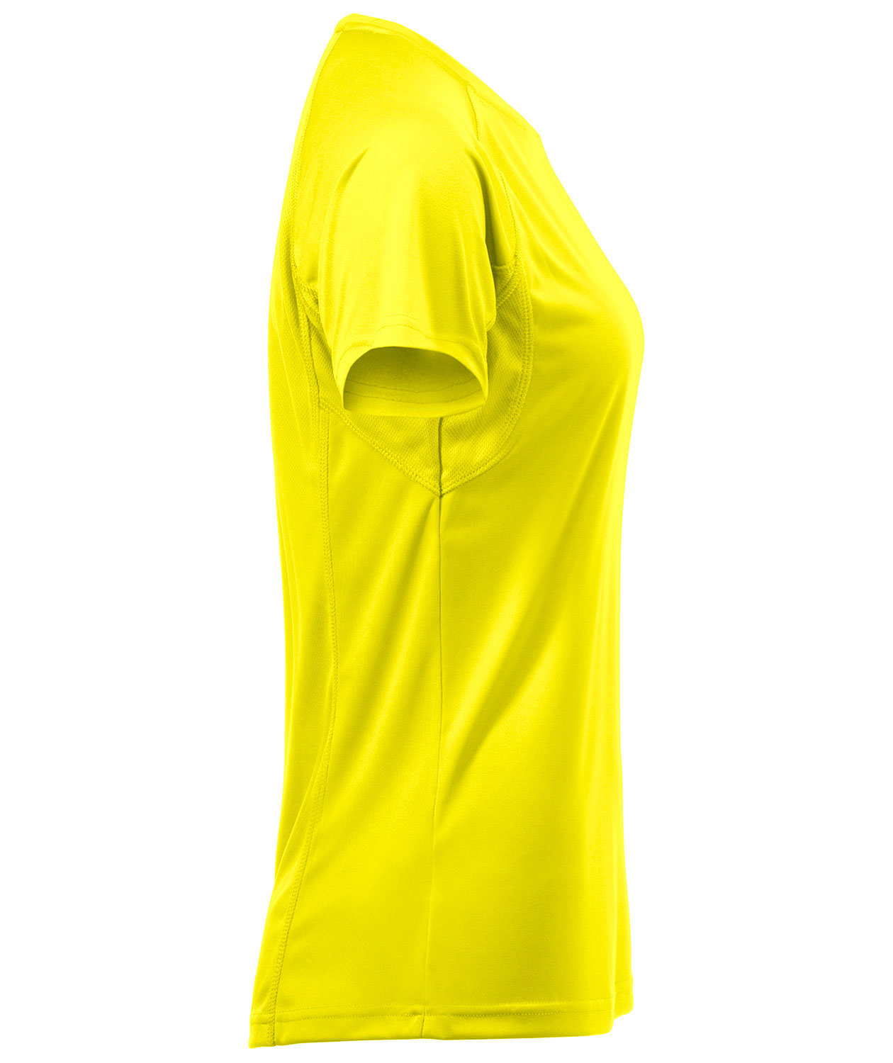 Clique Active Damen T-Shirt, Hi-Vis Gelb, large image number 3