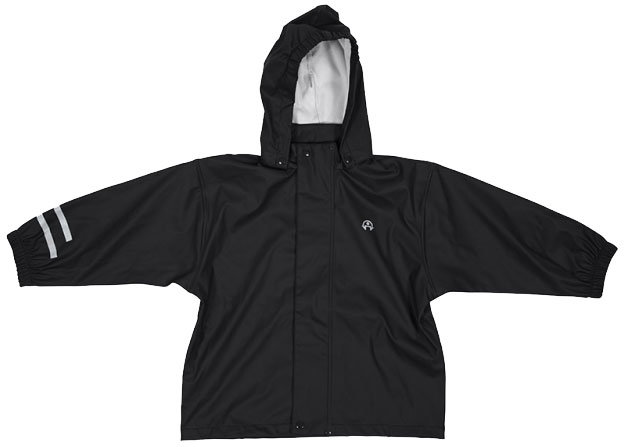 ELKA Elements PU regnst&auml;ll barn, Svart, large image number 3