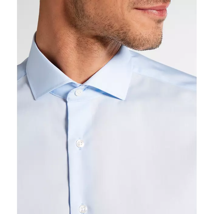Eterna Uni Slim fit Poplin skjorte, Lyseblå, large image number 4