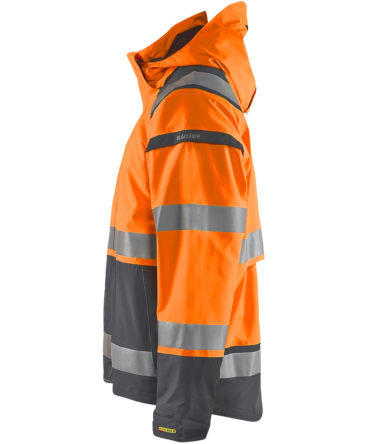 Bl&aring;kl&auml;der skalljakke, Hi-Vis oransje/Gr&aring;, large image number 2