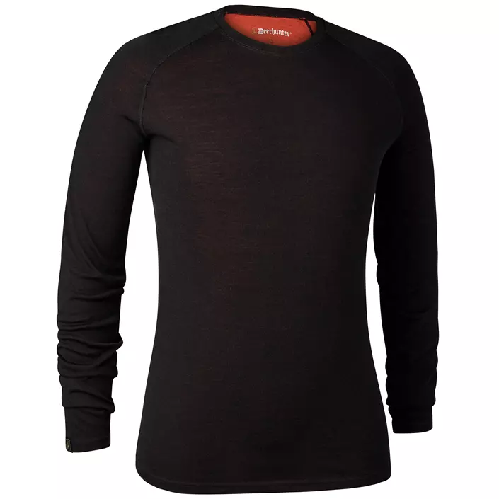 Deerhunter Quinn baselayer sweater with merino wool, Black Oak, large image number 0