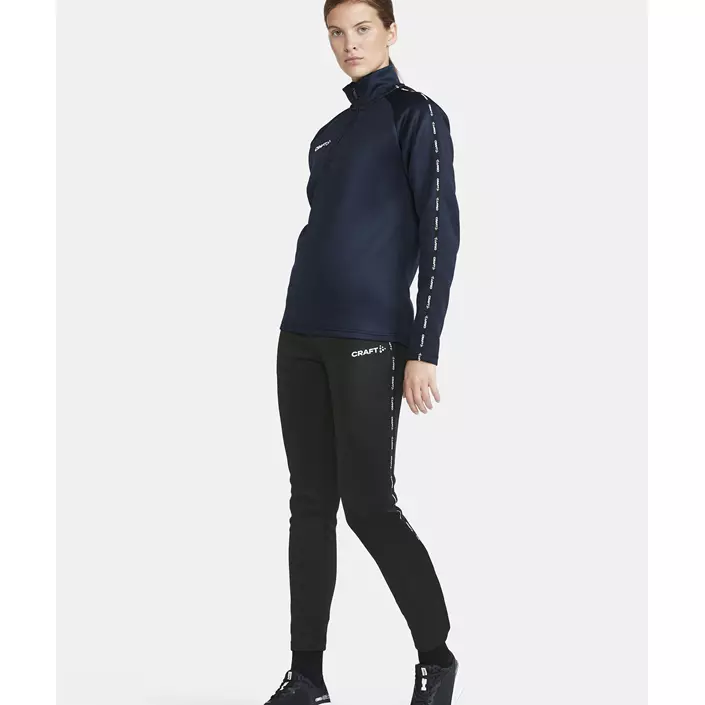 Craft Squad 2.0 halfzip dame treningsgenser, Navy, large image number 1