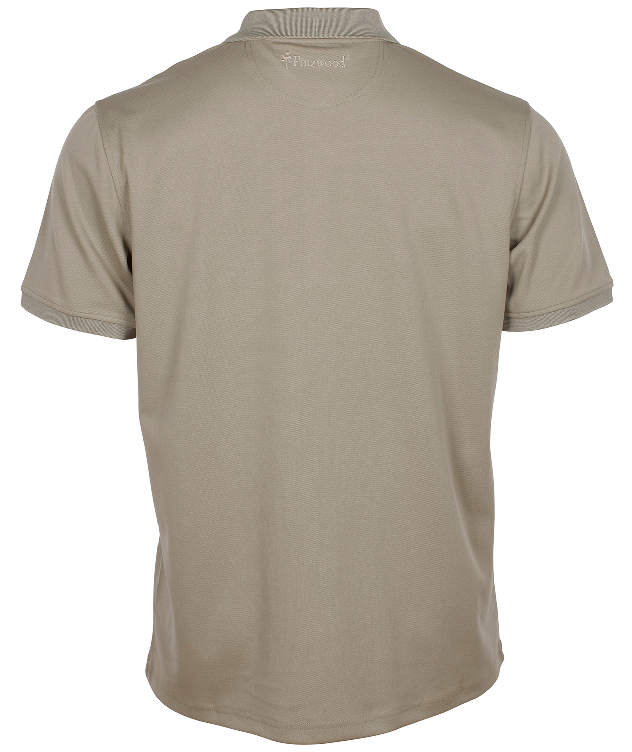 Pinewood  Ramsey polo T-shirt, Mellem khaki, large image number 1