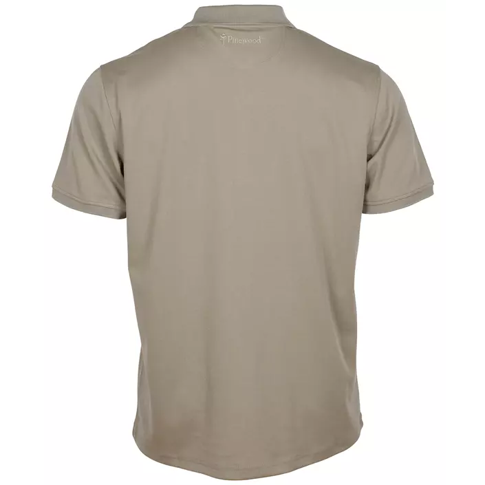 Pinewood  Ramsey polo T-shirt, Mellem khaki, large image number 1