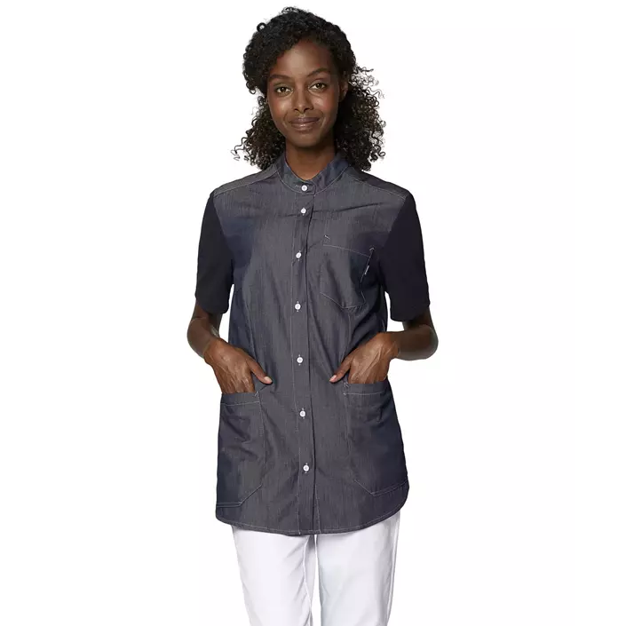 Kentaur short sleeved women's shirt, Dark Blue, large image number 1