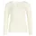 Claire Woman Damen langärmliges T-shirt mit Merinowolle, Ivory, Ivory, swatch