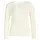 Claire Woman Damen langärmliges T-shirt mit Merinowolle, Ivory, Ivory, swatch