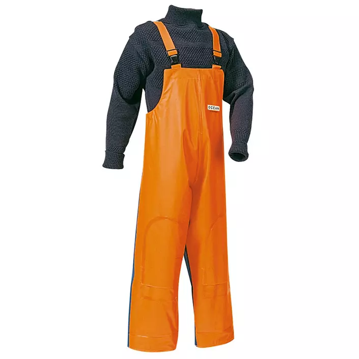 Ocean Crewman PVC overalls, Orange/Kongeblå, large image number 0