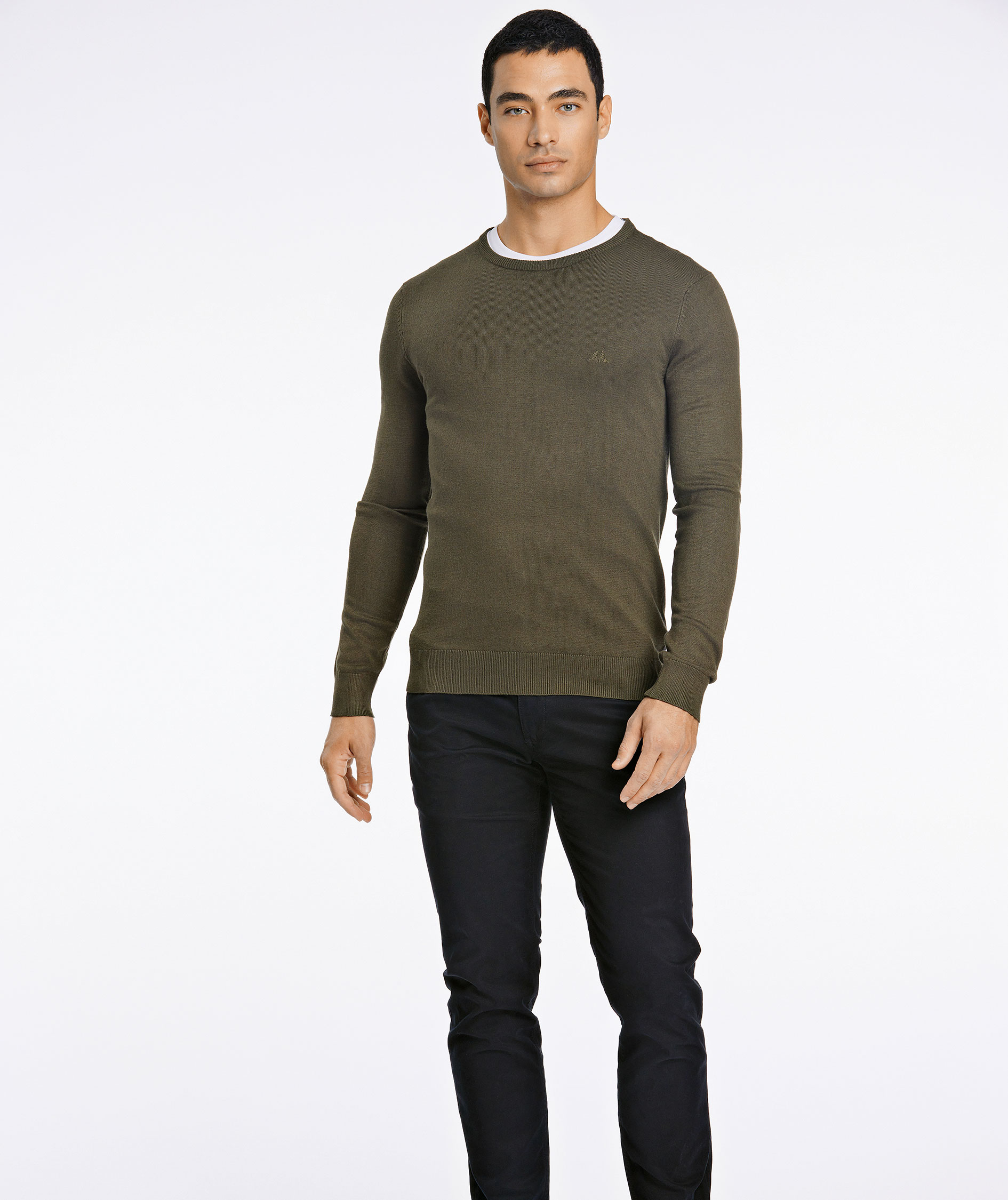 Lindbergh knitted pullover, Army Mel, large image number 1