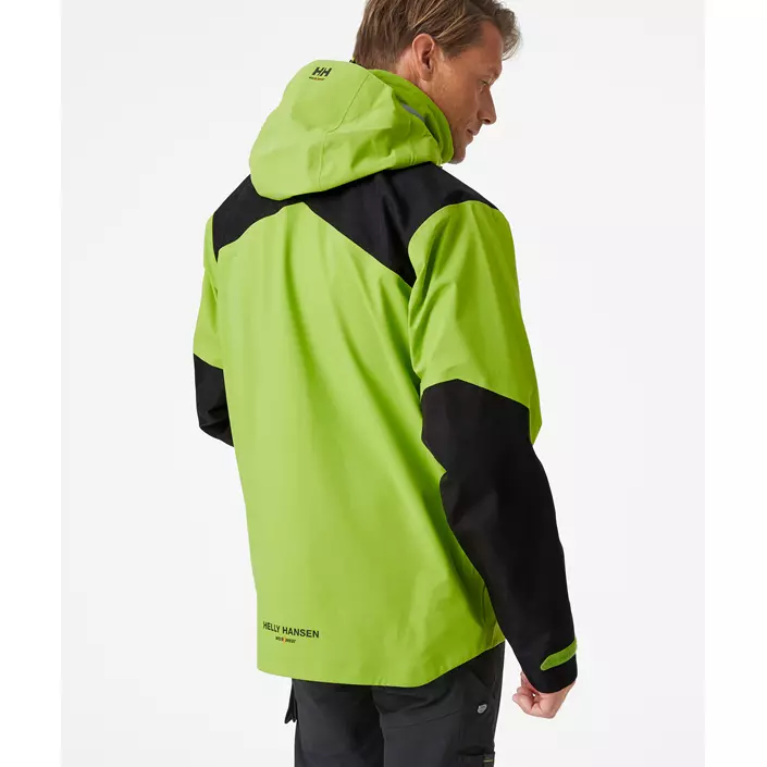 Helly Hansen Magni shell jacket, Dark Lime, large image number 3