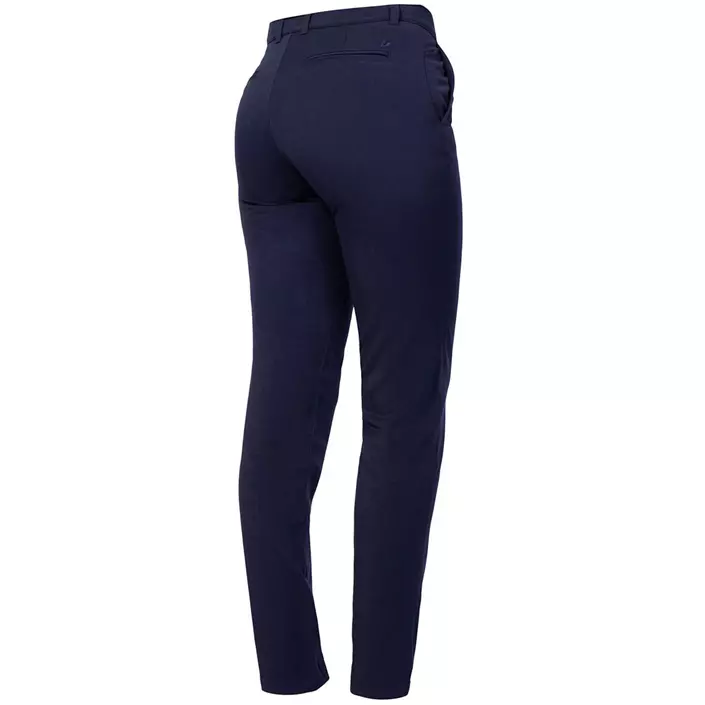 NewTurn Stretch Regular fit dame chinos, Navy, large image number 2