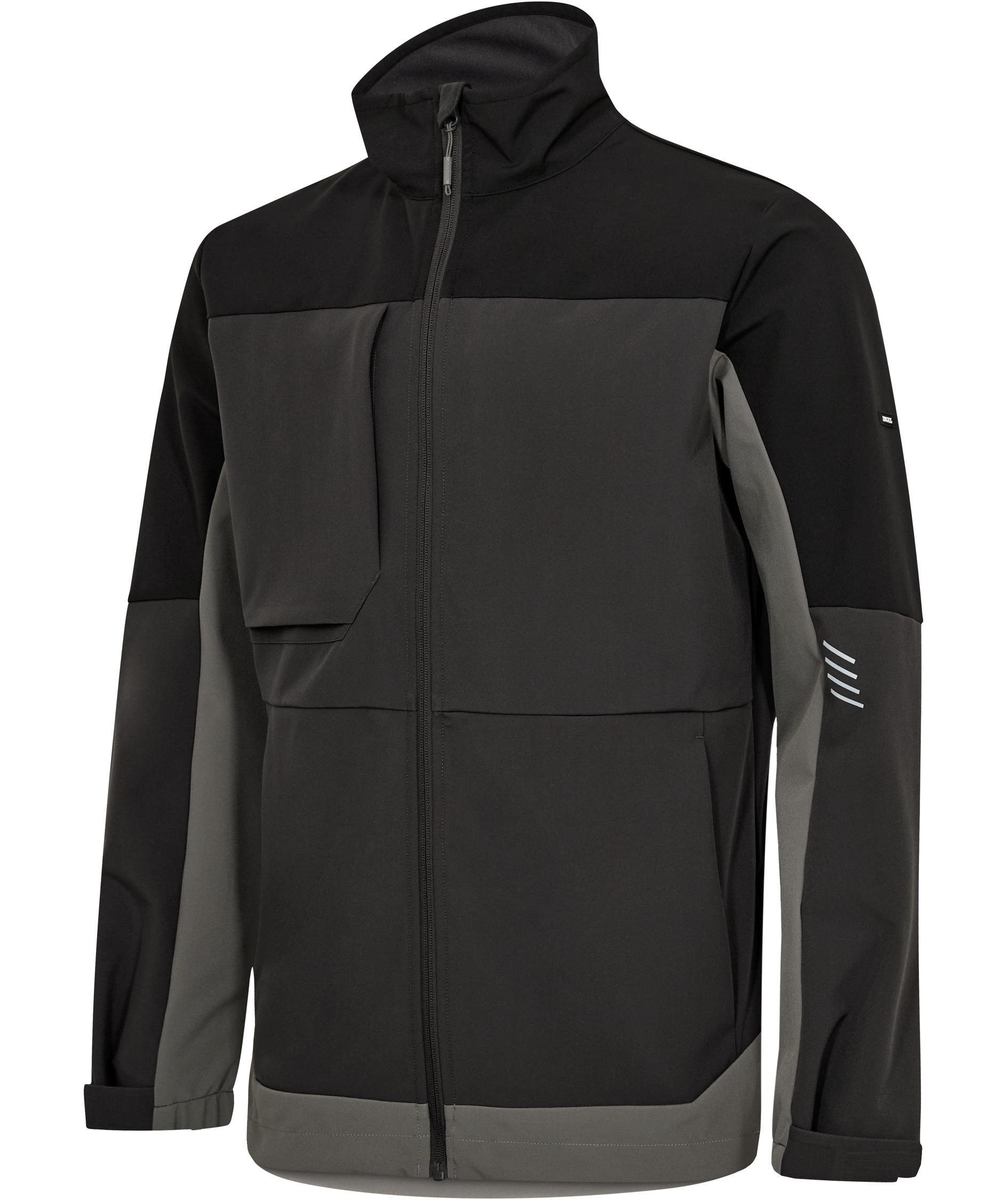 Engel Entire softshelljakke, Anthracite Grey/Black, large image number 5