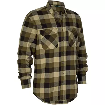 Deerhunter Marvin flannel lumberjack shirt, Green Check
