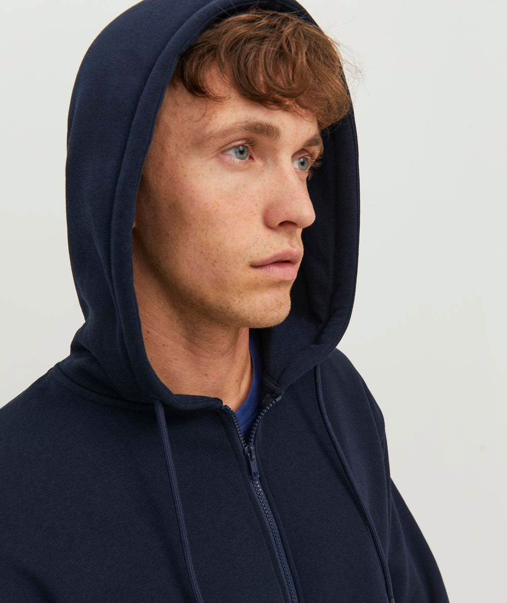 Jack & Jones JJEBRADLEY Hoodie mit Rei&szlig;verschluss, Navy Blazer, large image number 4