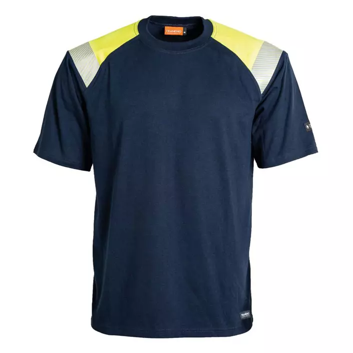 Tranemo FR T-shirt, Marin/Hi-Vis gul, large image number 0