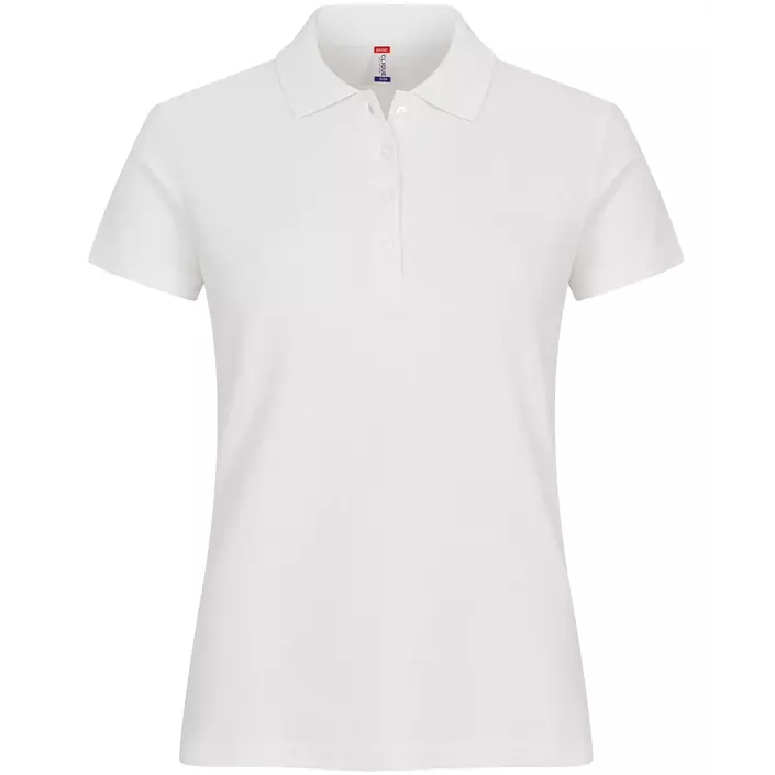 Clique Basic dame polo T-Skjorte, Offwhite, large image number 0