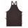 Segers 4577 bib apron, Dark Brown, Dark Brown, swatch