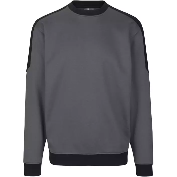 ID Pro Wear collegetröja/sweatshirt, Silver Grey, large image number 0