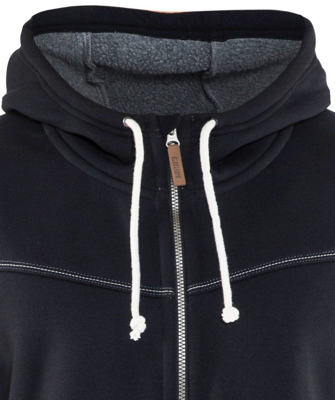 Bl&aring;kl&auml;der Kapuzenpullover mit Pile-Futter, Schwarz, large image number 3