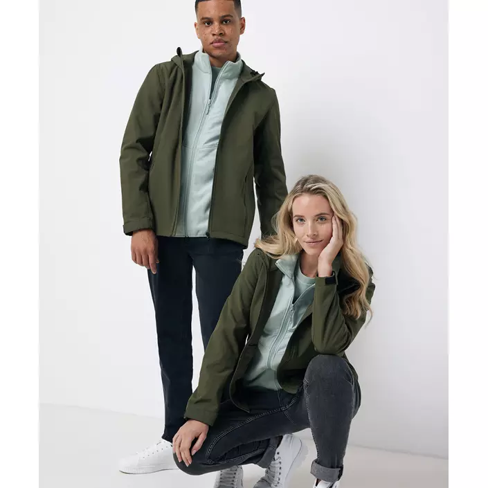 Iqoniq Makalu softshelljacka, Khaki, large image number 6