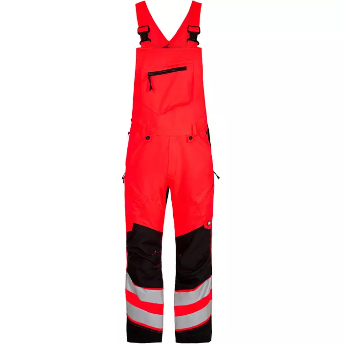Engel Safety overall, Hi-vis Rød/Sort, large image number 0