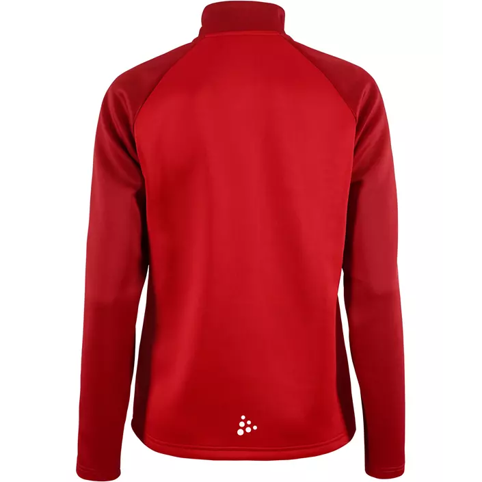 Craft Squad 2.0 women's halfzip training pullover, Bright Red-Express, large image number 2