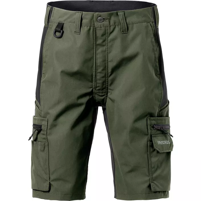Fristads service shorts 2702 PLW full stretch, Army Green/Black, large image number 0
