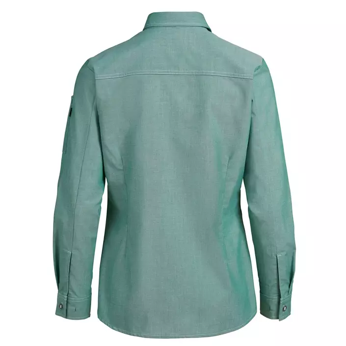 Kentaur modern fit women's server shirt, Chambray Green, large image number 1