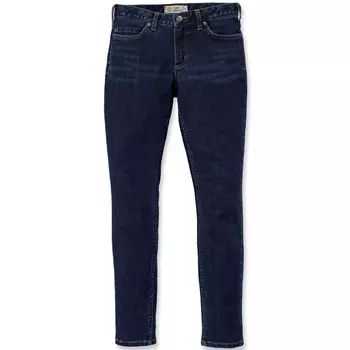 Carhartt Slim-fit Layton Denim jeans dam, Blue Topaz Heather