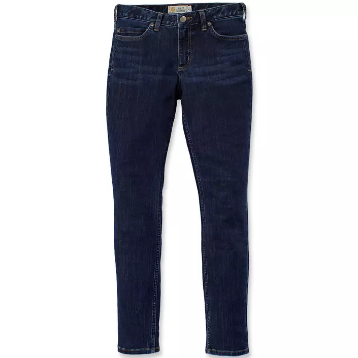 Carhartt Slim-fit Layton Denim dame jeans, Blue Topaz Heather, large image number 0