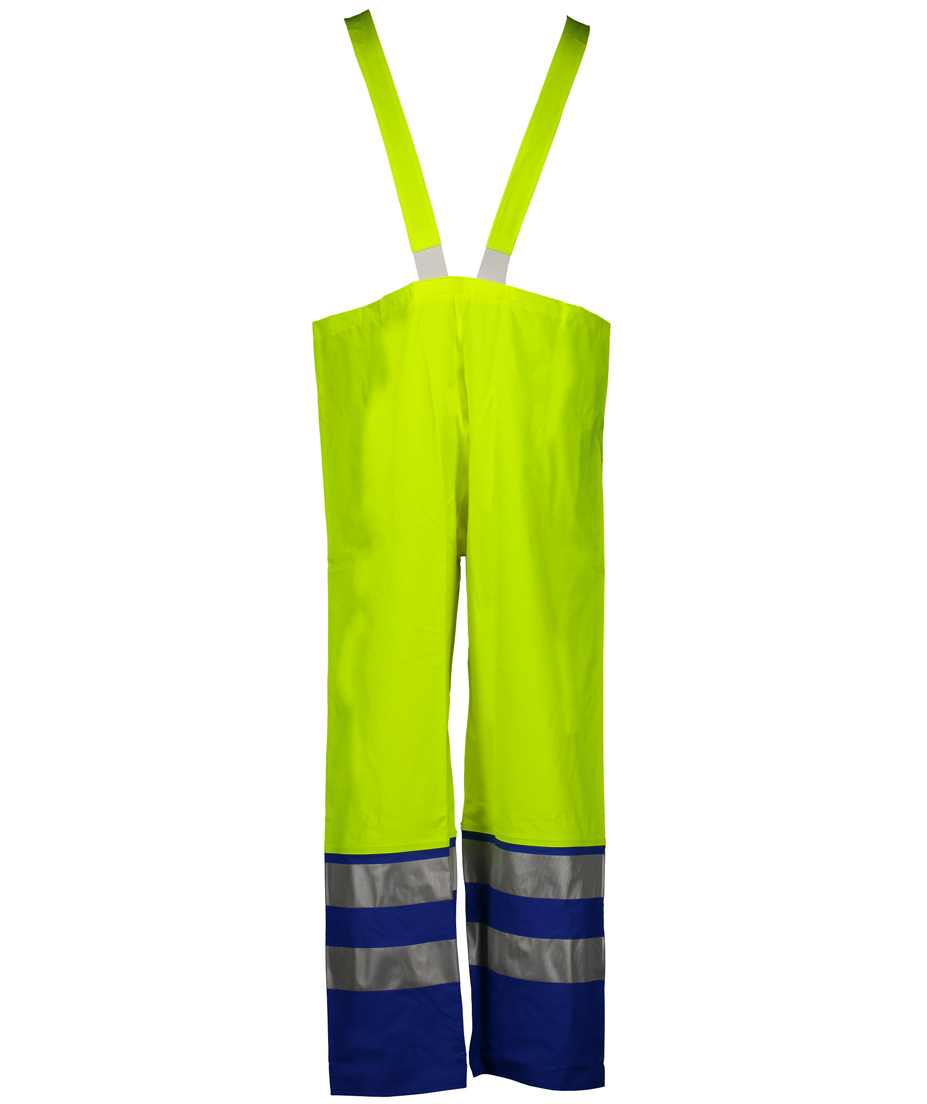 Abeko Atec rain bib and brace trousers, Hi-Vis Yellow/Royal Blue, large image number 1