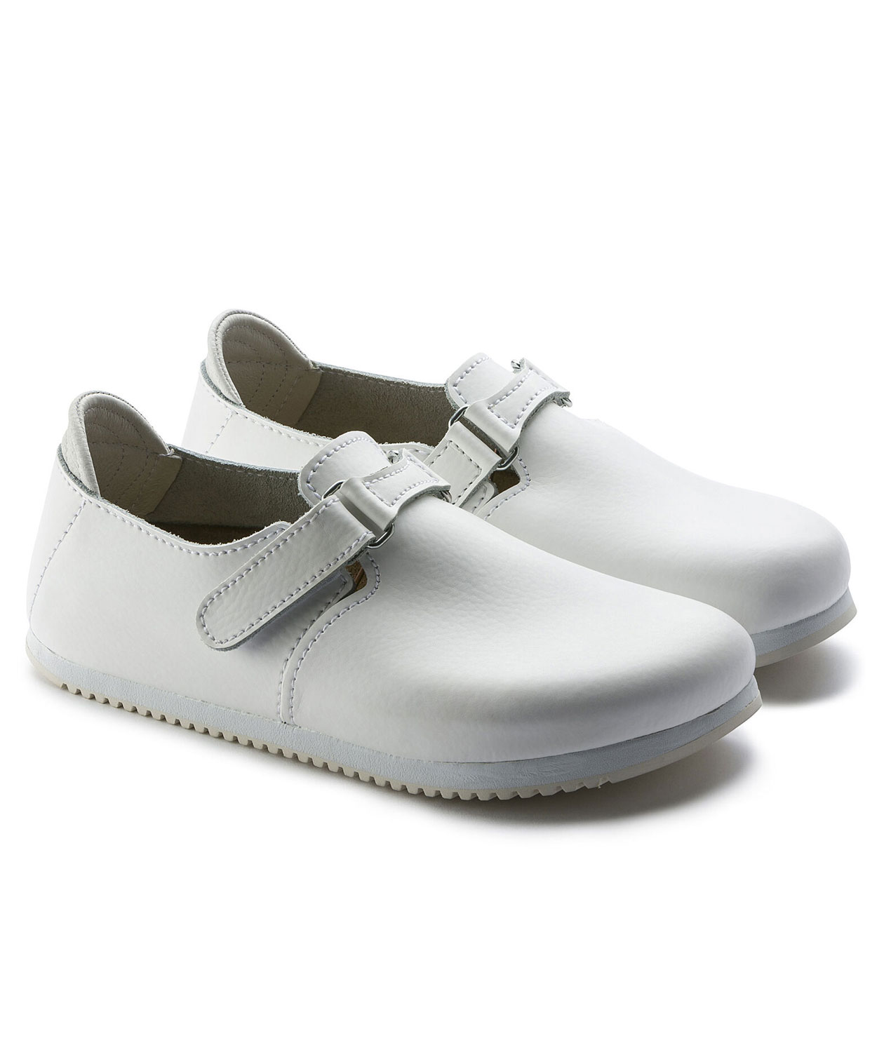 Birkenstock Linz Super Grip Narrow Fit dame arbeidssko, Hvit, large image number 4