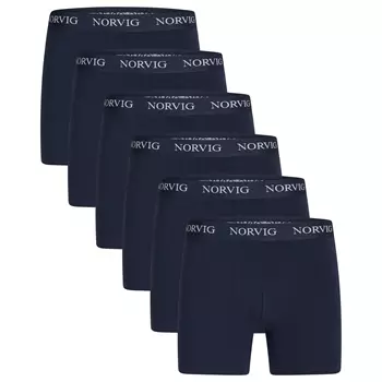 NORVIG 6er-Pack Boxershorts, Navy