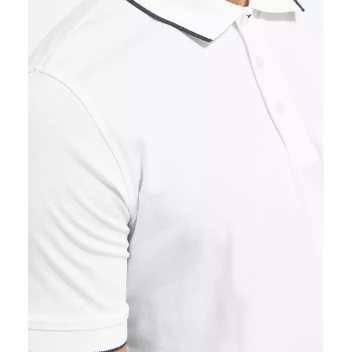 Belika Valencia polo T-shirt, Bright White, large image number 3