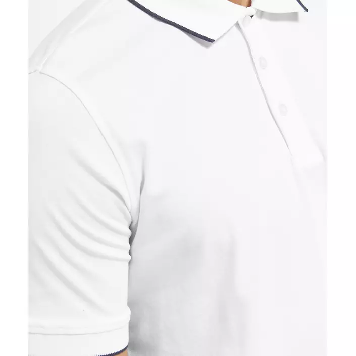 Belika Valencia polo T-shirt, Bright White, large image number 3
