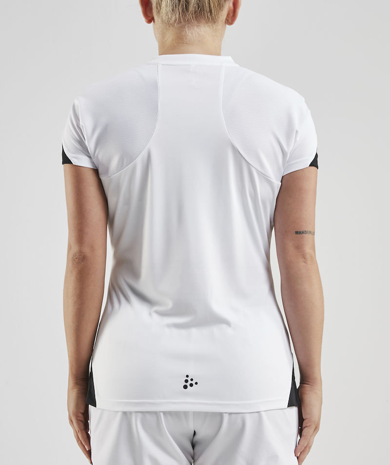 Craft Pro Control Impact dame T-shirt, Hvid/Sort, large image number 3