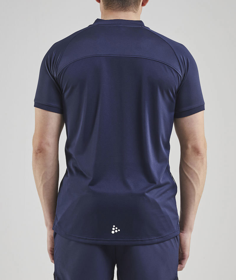 Craft Pro Control Impact polo T-shirt, Navy/white, large image number 2