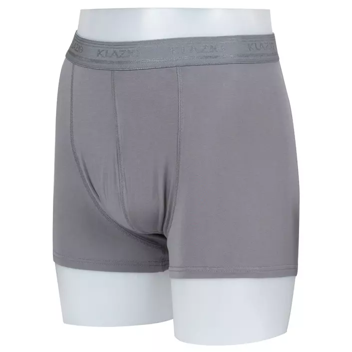 Klazig Bamboo boxershorts, Grey, large image number 0