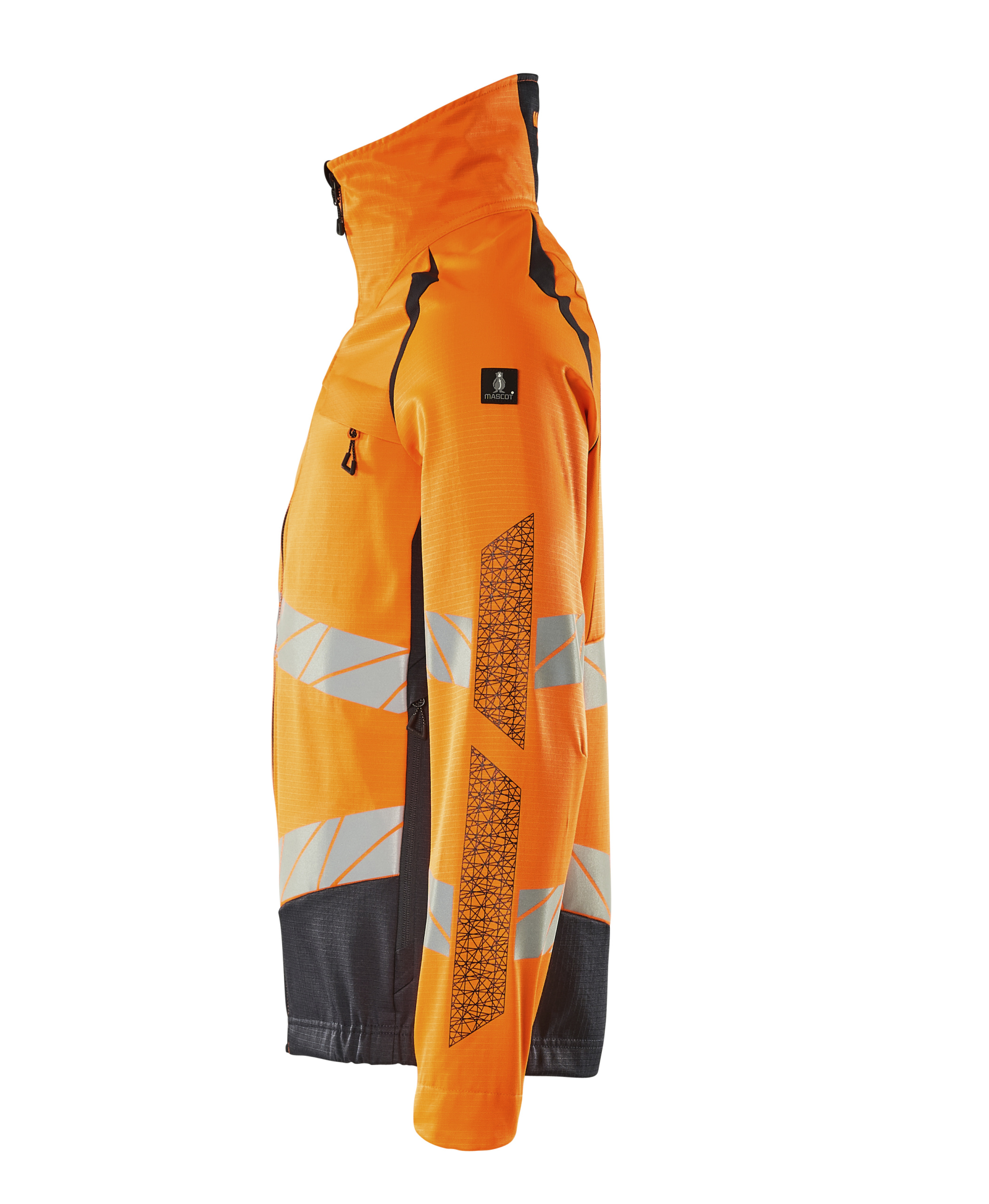 Mascot Accelerate Safe jacket, Hi-Vis Orange/Dark Marine, large image number 2