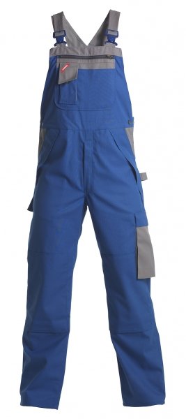 Engel Safety+ Latzhose Multinorm, Azurblau/Grau