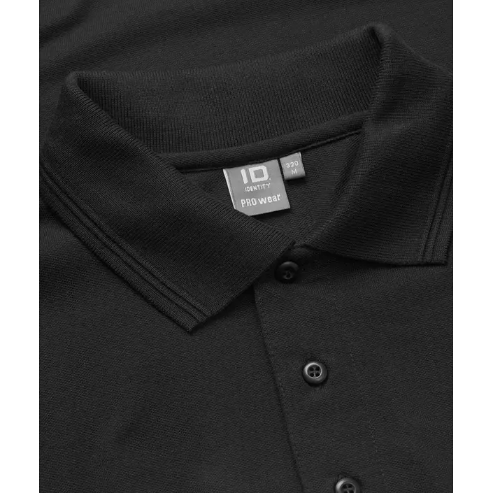 ID PRO Wear Polo T-skjorte med brystlomme, Svart, large image number 3